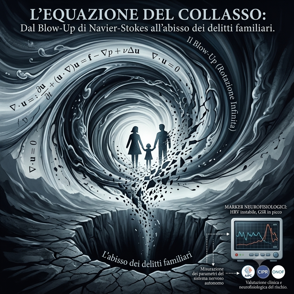 L’equazione del collasso: dal Blow-Up di Navier-Stokes all’abisso dei delitti familiari L’equazione del collasso: dal Blow-Up di Navier-Stokes all’abisso dei delitti familiari