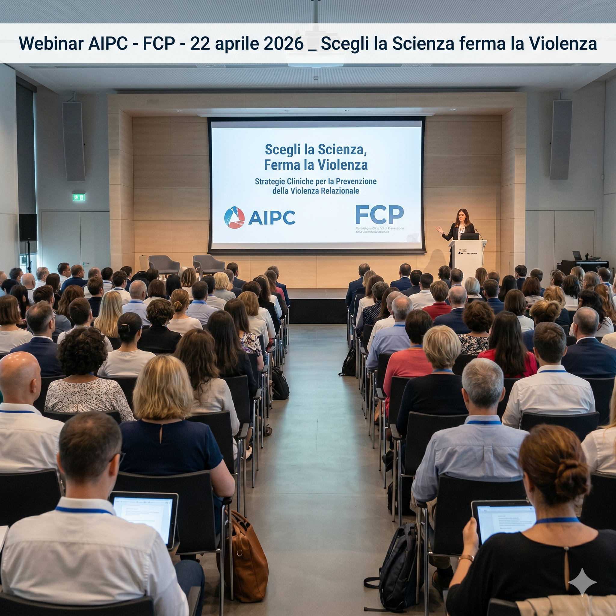 Webinar 22.04.26 "Scegli la Scienza, ferma la Violenza"