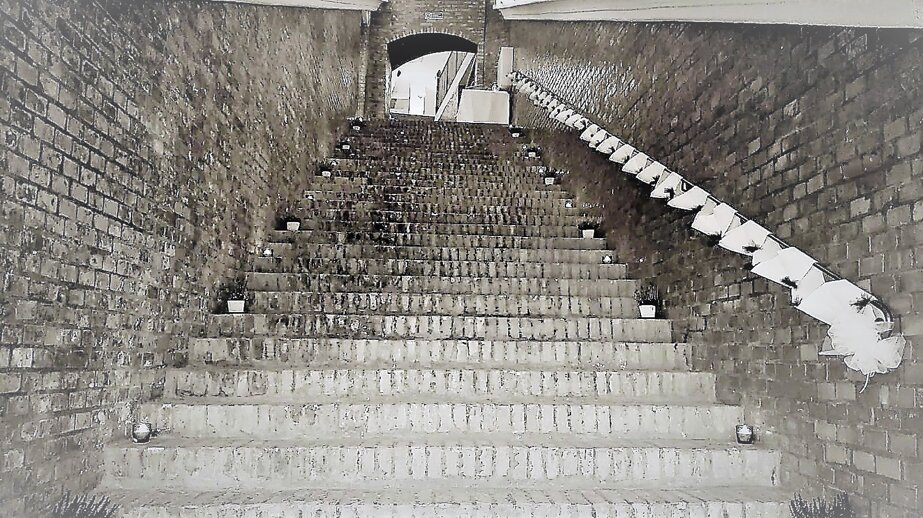 scalinata per sala superiore