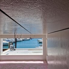 RESINA TRASPARENTE LUCIDA A SOFFITTO