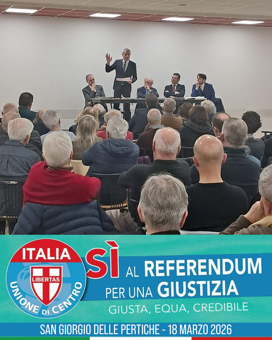 Referendum giustizia: a San Giorgio delle Pertiche incontro per spiegare le ragioni del S&Igrave;