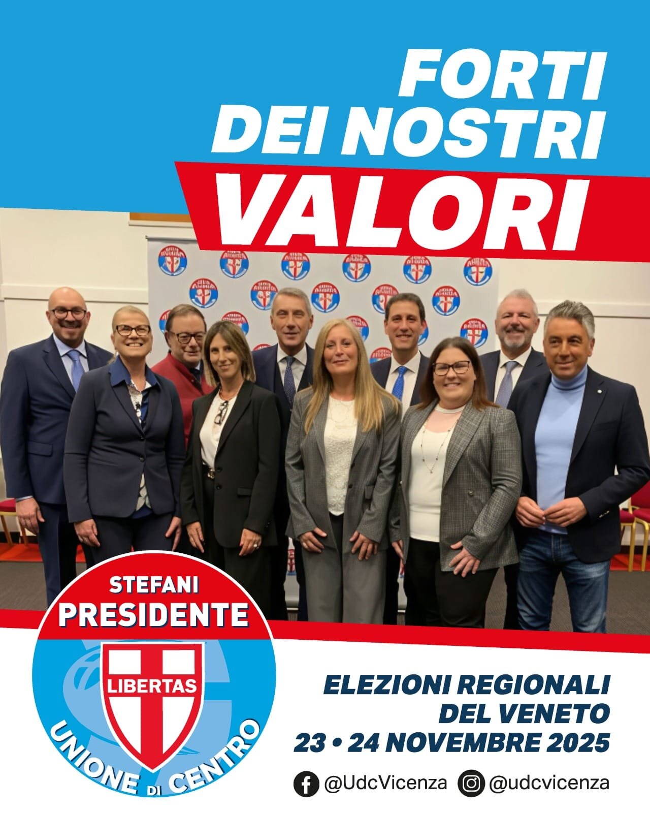 Regionali Veneto 2025 | Presentazione della lista UDC Vicenza