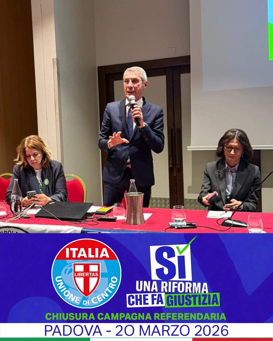 Referendum Giustizia: a Padova la chiusura della campagna con il centrodestra unito