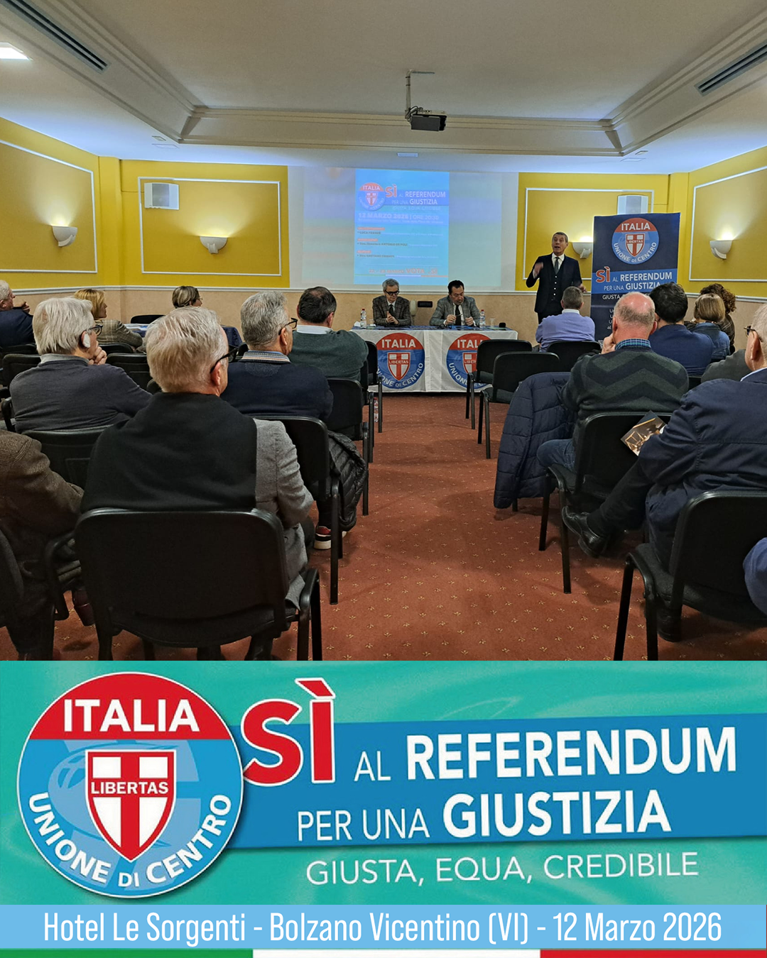 Referendum Giustizia, incontro a Bolzano Vicentino: confronto sui contenuti della riforma