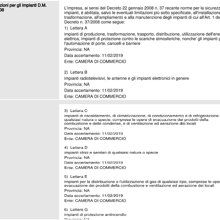 IMPIANTI AZIENDA ABILITATA AGLI IMPIANTI ( D.M 37/2008)