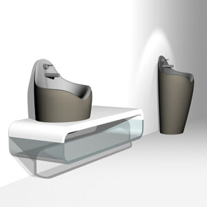 Bathroom forniture concept Decolté for FalperConcept Muebles de baño Falper