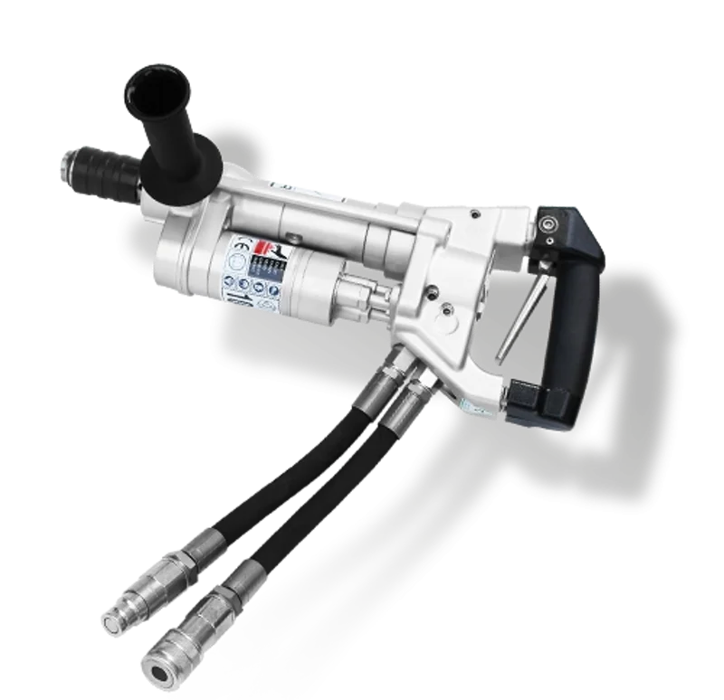 Trapano a motore idraulico