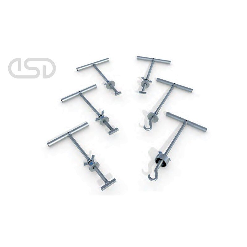 ganci solleva chiusini manuali