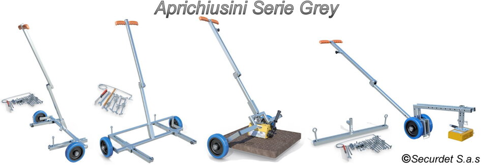 Alza chiusini Securdet serie Grey Alza chiusini Securdet serie Grey