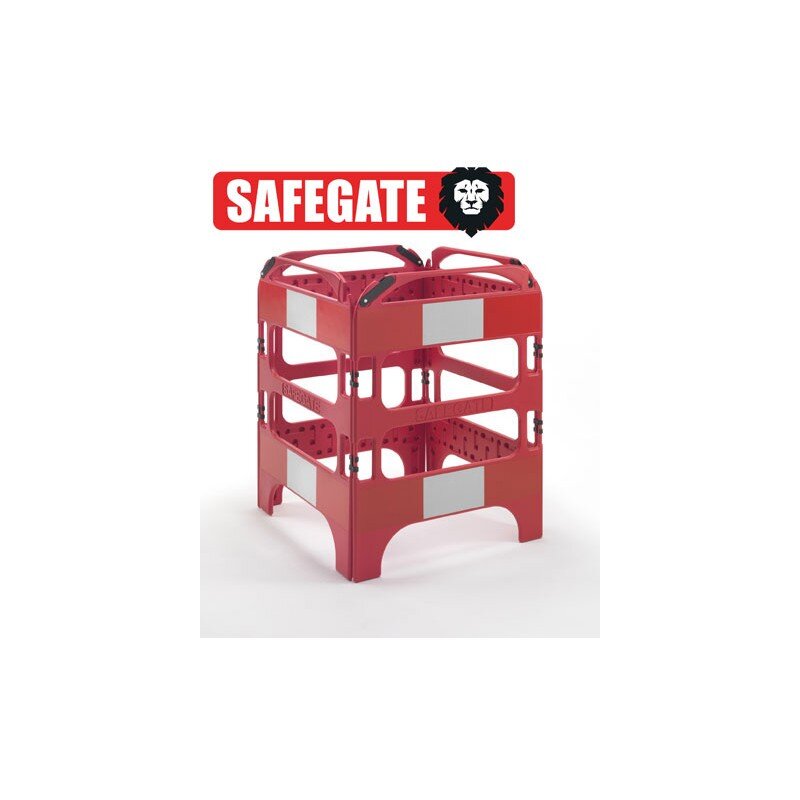 Safegate cancelletto in plastica a chiusura quadrata o lineare