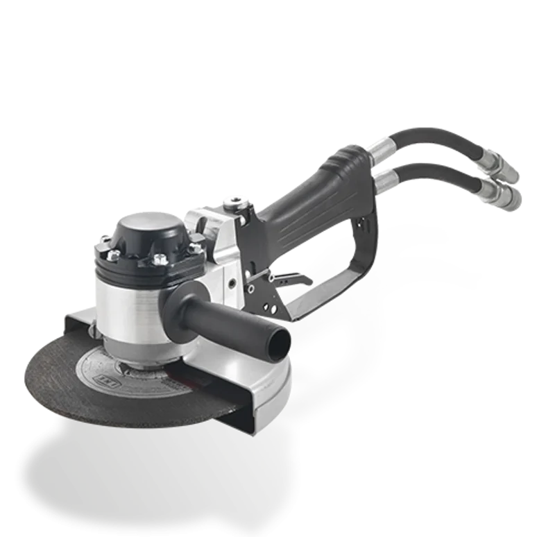 Smerigliatrice a motore idraulico