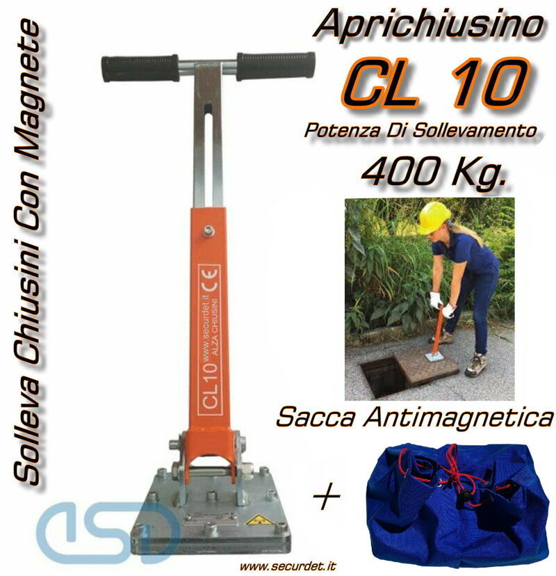 Alzachiusino CL10 con sacca