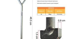 Alza chiusino gancio a T