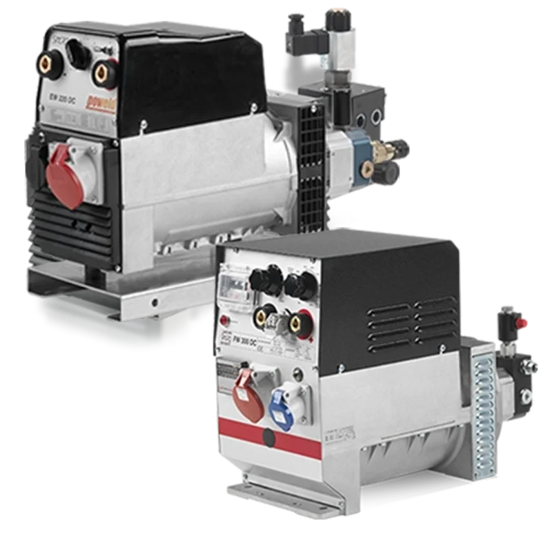 Saldatrici con motore idraulico