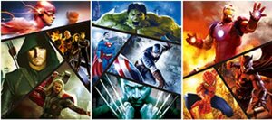 super-heros-ironman-batman-poster-lenticolare-3d-3040cm-3-immagini-solo-poster-6043