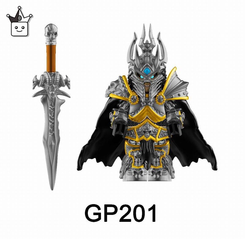 costruzioni-minifigures-compatibile-the-lich-king-gp201-warcraft-iii-reign-of-chaos-2002