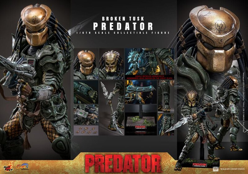 alien-vs-predator-comic-masterpiece-action-figure-16-broken-tusk-predator-35-cm