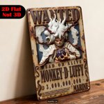 targha-monkey-d-luffy-one-piece-vintage-metal-wall-art-20x30-cm-in-metallo