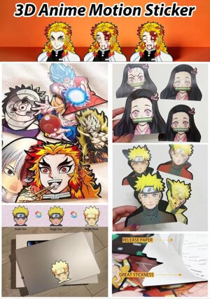 stickers-lenticolari-3d-pvc-demon-slayer-nezuko-tanjiro