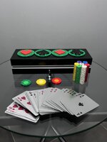 brickard-set-da-gioco-con-2-mazzi-di-carte-e-fiches-434-pz-neroverde