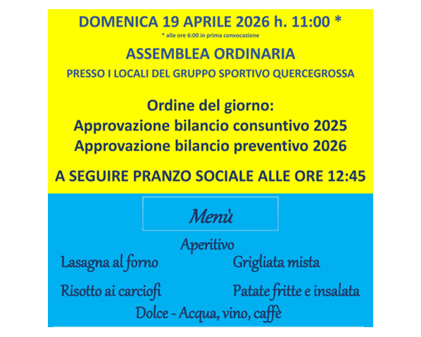 Assemblea ordinaria 2026