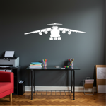 aereo-ilyushin-il76-skyline-adesivo-murale