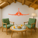 aereo-f4-phantom-adesivo-murale