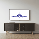 aereo-f4-phantom-adesivo-murale