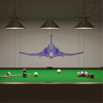 aereo-f4-phantom-adesivo-murale