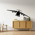 aereo-ilyushin-il76-skyline-adesivo-murale