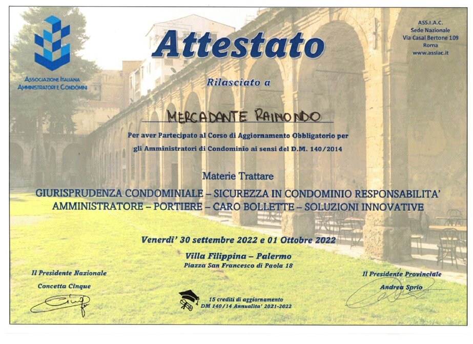 Aggiornamento DM 140