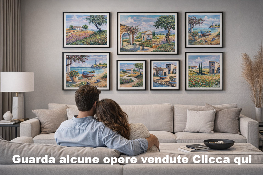dipinti in salotto m
