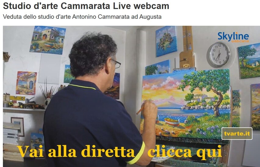 quadri di paesaggi dipinti in diretta