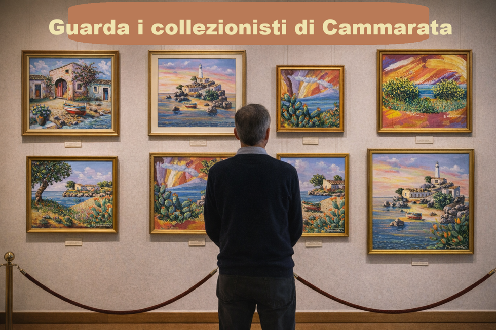 scena museale con qu