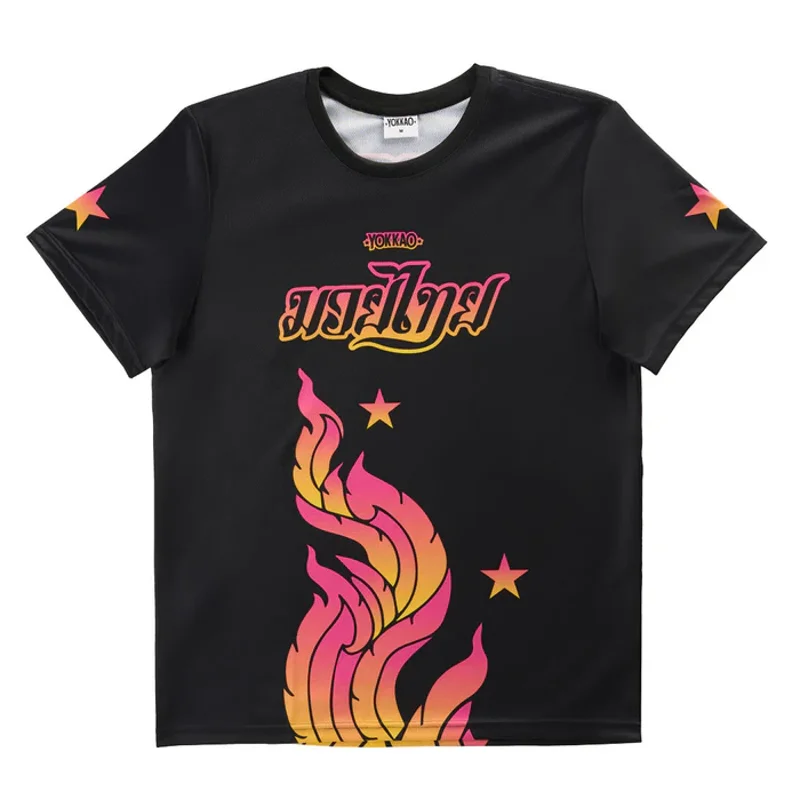 t-shirt-da-allenamento-the-flame-nero