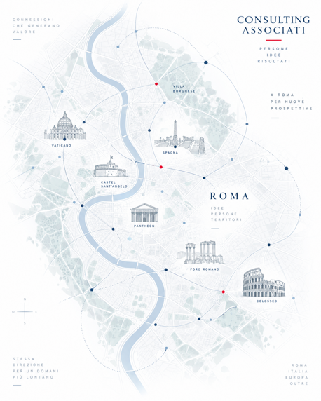 cartina roma