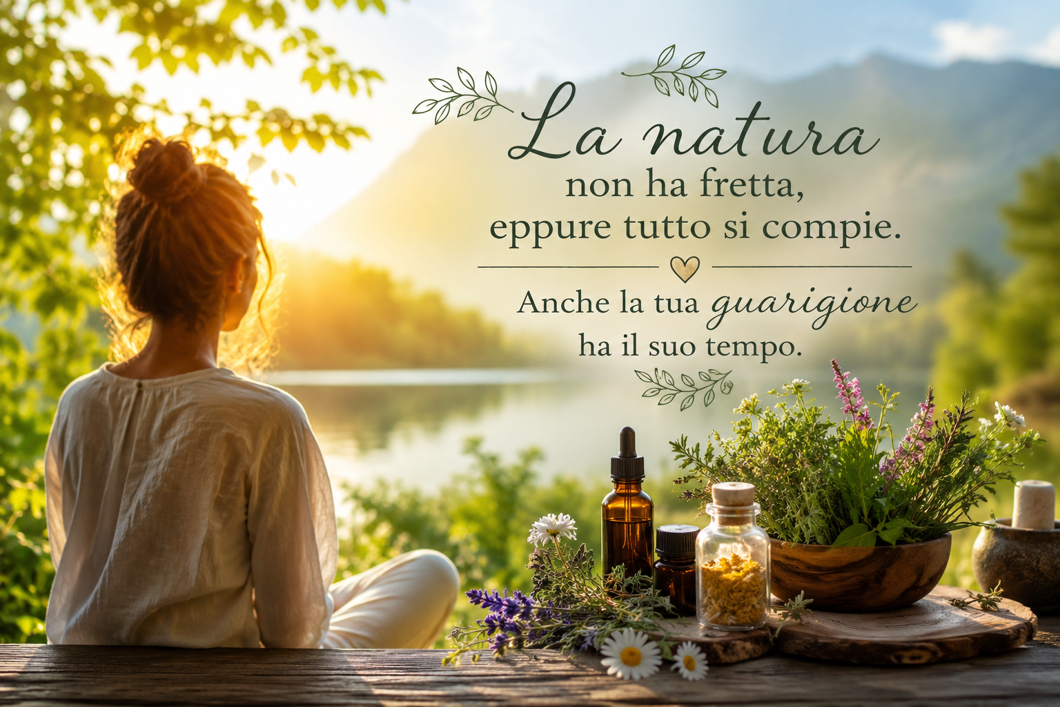 La natura non ha fretta, eppure tutto si compie. La natura non ha fretta, eppure tutto si compie.
