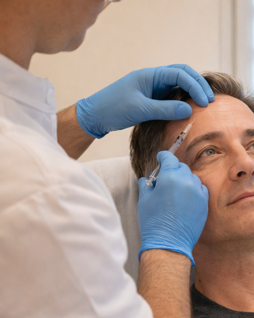 trattamento botox fronte e regione perioculare a pordenone