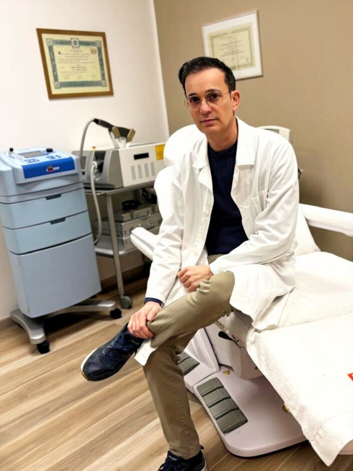 medico estetico a pordenone durante una consulenza personalizzata nello studio.jpeg medico estetico a pordenone durante una consulenza personalizzata nello studio.jpeg