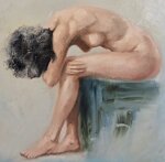 cassinari-marcello-vettor-donna-nuda-seduta-meta-xx-secolo