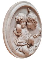 wyon-edward-william-18111885-coppia-di-fanciulli-che-si-abbracciano-1848