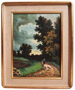 klaus-r-paesaggio-con-pastore-e-pecorelle-inizio-prima-meta-xx-secolo