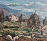 sparagna-cristoforo-19051983-paesaggio-minturnese-1953