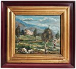sparagna-cristoforo-19051983-paesaggio-minturnese-1953