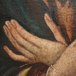 antico-dipinto-madonna-in-preghiera-scuola-italiana-xvii-xviii-secolo