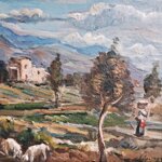 sparagna-cristoforo-19051983-paesaggio-minturnese-1953