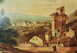 paesaggio-con-laghetto-borgo-e-figure-meta-xx