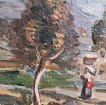 sparagna-cristoforo-19051983-paesaggio-minturnese-1953