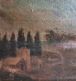 antico-paesaggio-con-torre-xviii-secolo