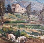 sparagna-cristoforo-19051983-paesaggio-minturnese-1953